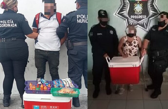 Le robó una nevera a una mujer y lo detienen por la policía de Progreso
