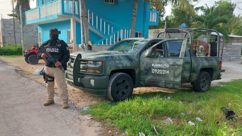 Detiene a cuatro mininarcos en el puerto de El Cuyo comisaría de Tizimín