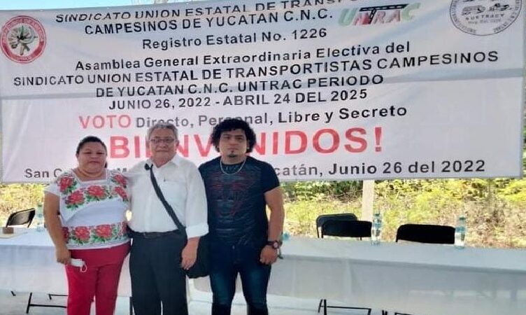 La UNTRAC delegación Yucatán eligió a su nueva directiva