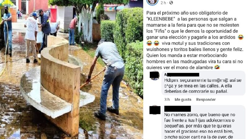 Una vez más el misógino alcalde de Motul arremete contra motuleñas