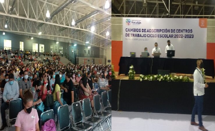 Inicio los cambios de centros de trabajo para maestros yucatecos.