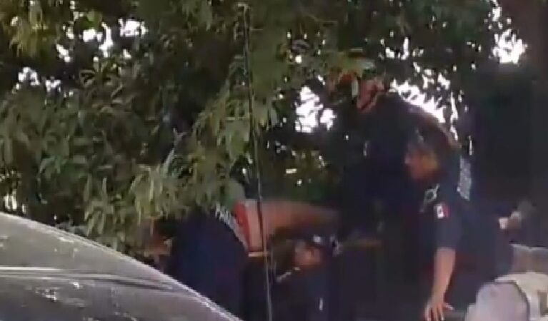 Una joven cae de un árbol y se ensarta en una varilla metálica, esta grave