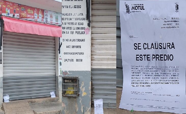 Clausuran SIX del centro de Motul con sellos apócrifos para beneficial a los amigos del alcalde.  