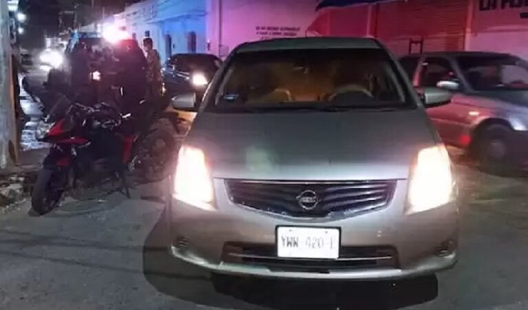 Ebrio motociclista chocó contra un automóvil en el centro de Valladolid