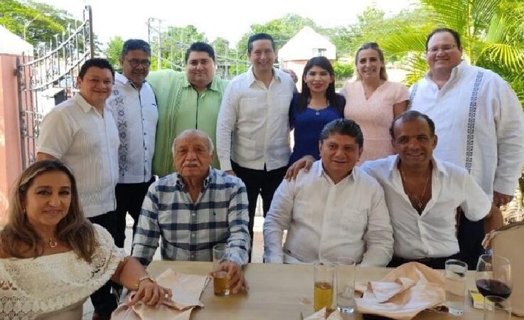 Wiski y vinos finos en el bautizo de los hijos del diputado Echazarreta de Morena