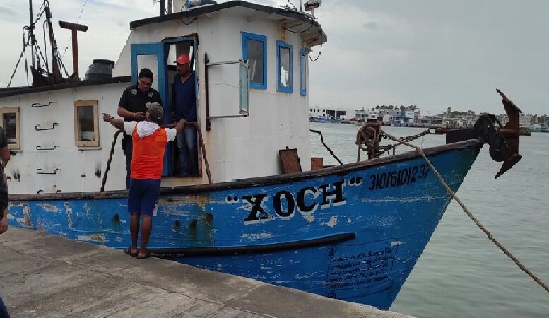 Hallaron muerto al pescador tabasqueño que cayo del barco pesquero el Xoch