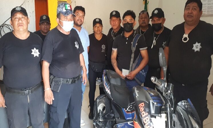 Deja su moto encomendada y se la roban en Seyé: la policía la recuperó  