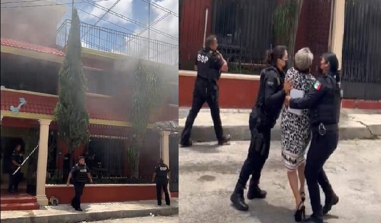 Oficiales de la SSP rescataron de morir quemado a un joven con autismo