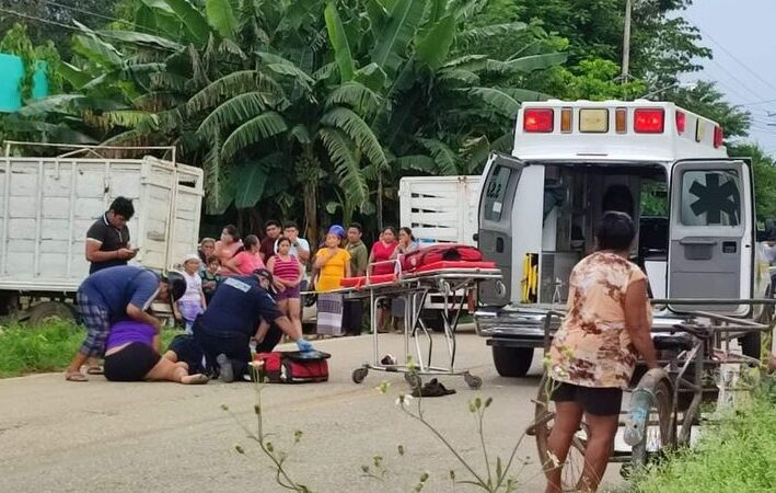 Un tráilero atropelló y mató a una joven estudiante del Cobay, en Peto