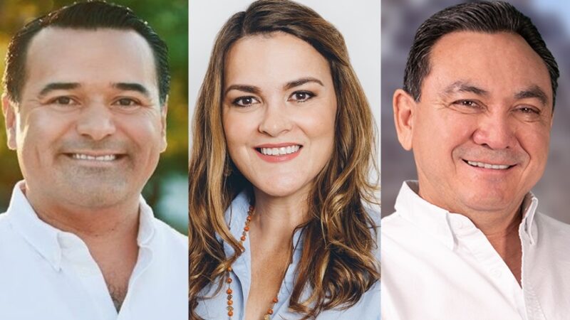 Renán, Libo y Cecilia tres soñadores, solo uno será el candidato a la gobernatura de Yucatán
