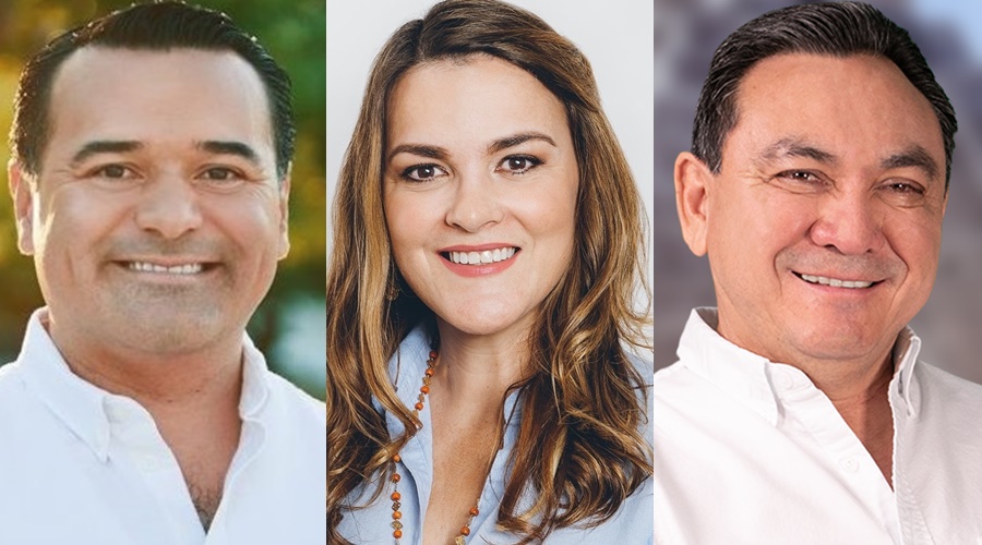 Renán, Libo y Cecilia tres soñadores, solo uno será el candidato a la gobernatura de Yucatán