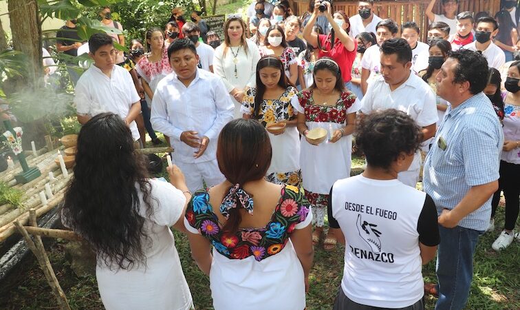 Universitarios pidieron la protección del dueño del monte a través del Saká