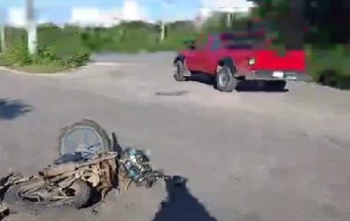 Otros dos motociclistas lesionados en peligros entronque de Pixoy- Valladolid