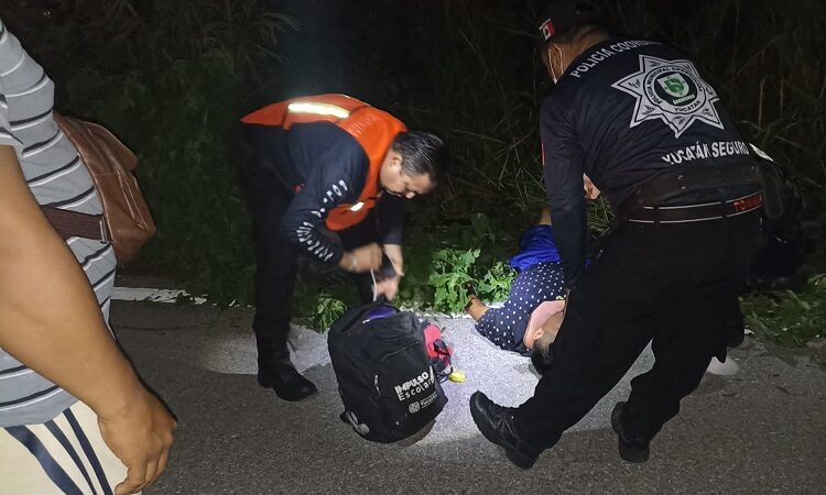 Ebrio derrapo y termino dentro de la maleza en la Dzidzantún- Yobaín