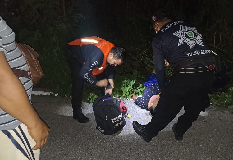Ebrio derrapo y termino dentro de la maleza en la Dzidzantún- Yobaín