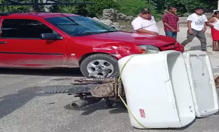 No llegaron las tortillas para el almuerzo: una camioneta atropelló al repartidor
