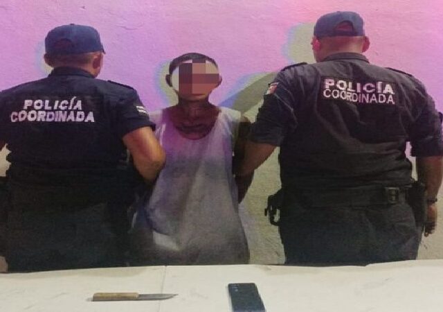 Un delincuente robo a mano armada un celular y lo detuvo la policía de Progreso
