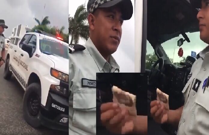 Como delincuentes la GN extorsiona y cobra moches a presuntos choferes de plataforma en Mérida