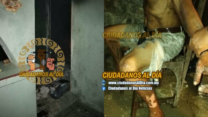 Alucinando que un perro se lo quería comer un sujeto le prendió fuego a su casa en Dzidzantún