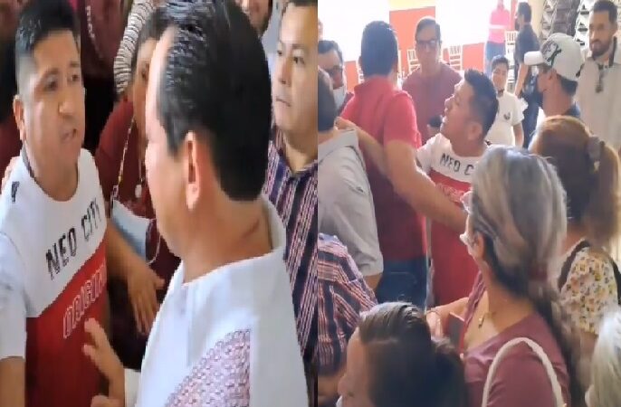 Hipócrita y mentiros ex empleado de Bienestar le gritó a huacho: lo sacaron por la fuerza.