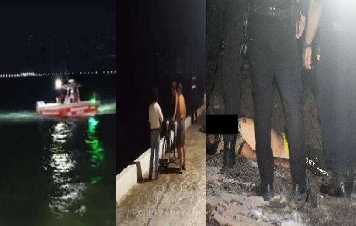 Se ahogo en el mar de Chicxulub y sus dos compañeros no lo ayudaron a salvarse  