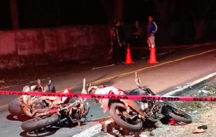 Choque entre dos motos dejo a dos lesionados en Dzidzantún: La calaca anda suelta