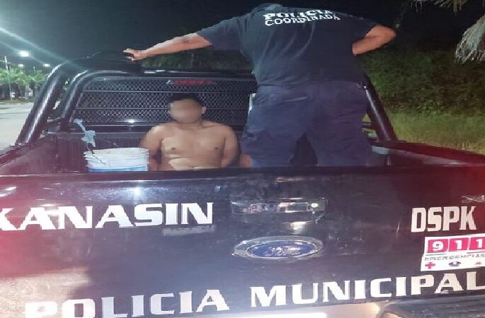 Asaltó un comercio a mano armada, pero lo detuvieron por la Policía de Kanasín