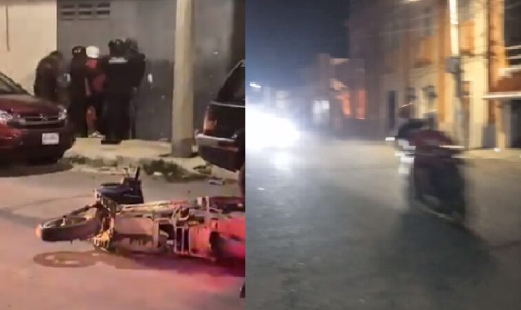 Como de película persecución policiaca termina con dos motociclistas detenidos en Progreso