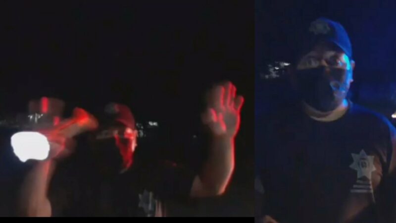 Policía de Cansahcab represora de medios de comunicación y el derecho a la libertad de expresión.