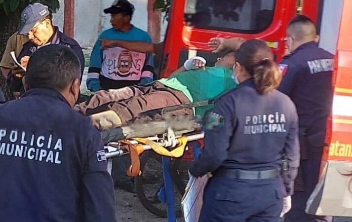 Un Motociclista se voló un alto y chocó contra otra moto en Sucopó