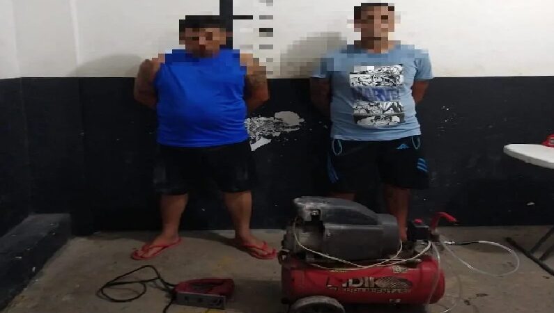 Robaron herramientas en un taller y van a venderlo a la casa del dueño: quedaron detenidos