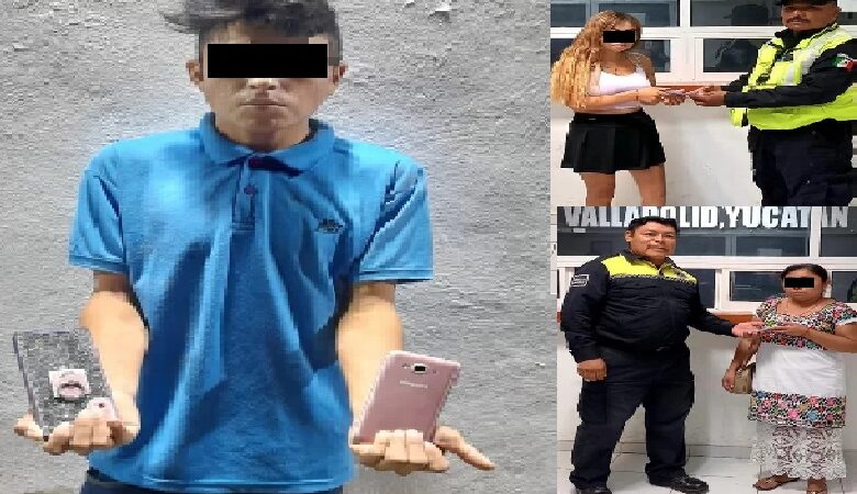 Cae un ladrón de celulares en Valladolid, las victimas no denunciaron ante la FGE