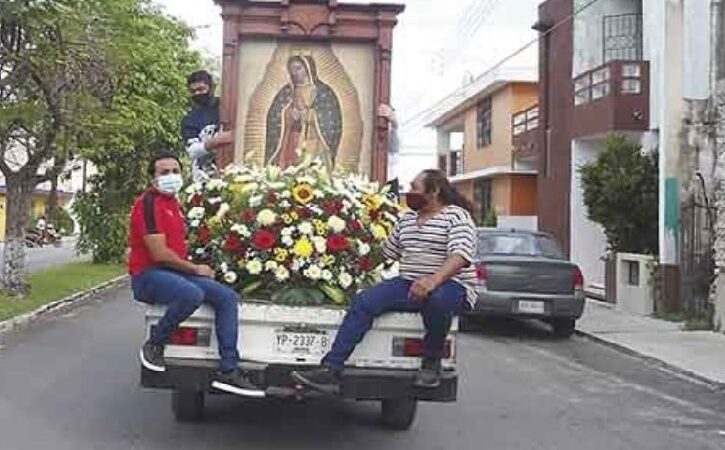 Iniciaron los gremios en Progreso en honor a la morenita del Tepeyac