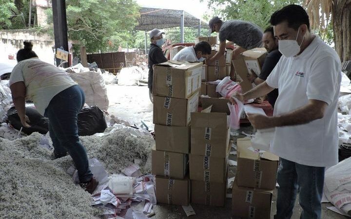 El INE desapareció toda evidencia destruyó más de seis toneladas de documentación del proceso electoral 2020-2021