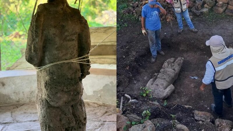 Hallaron en Oxkintok a “Yum Quep” dios maya de la fertilidad.