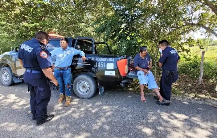 Veterano motorizado chocó por alcance a un joven motociclista en Tizimín