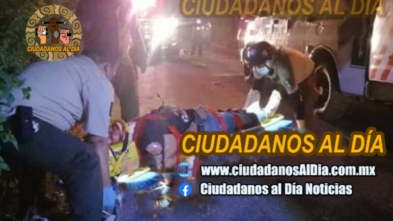 Pareja de motociclistas se quitaron ebrios de una parranda en Motul y derraparon rumbo a Cacalchèn  