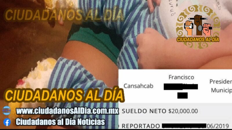 Ex alcalde cansahcabeño niega la paternidad a un hijo: No da ni para la leche