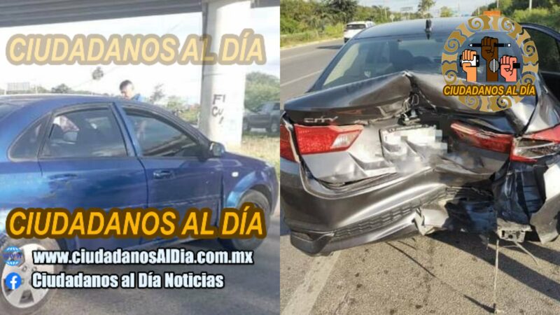 El chofer de una camioneta causó una carambola y se dio a la fuga en Temozón