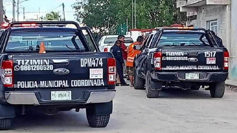 Policía de Tizimín detuvo a dos mininarcos en el centro de la ciudad