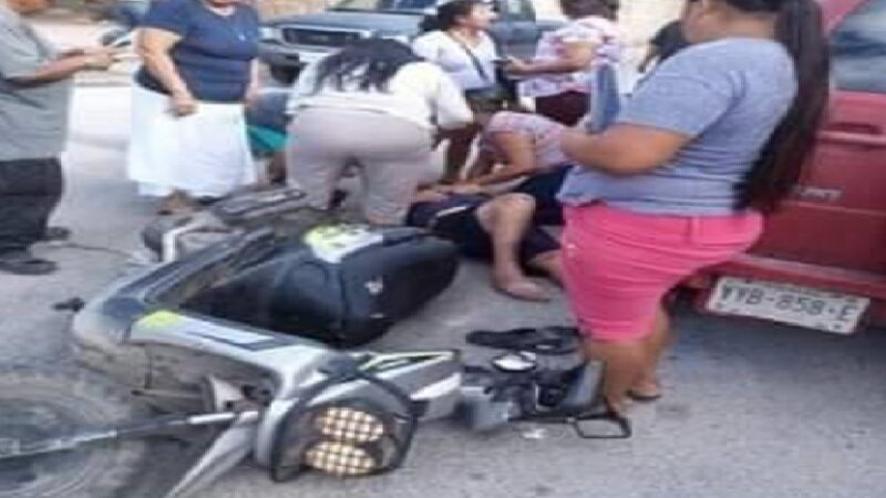 Un mecánico murió en una clínica, una motociclista se voló un alto y lo chocó en Valladolid