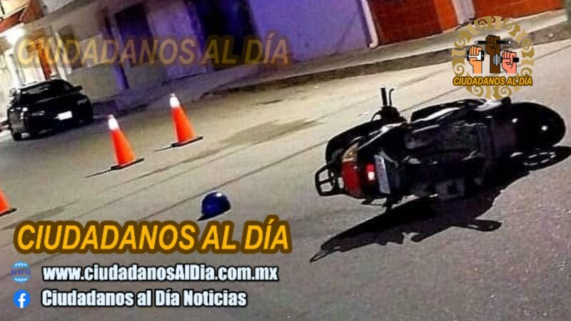 Un automovilista se voló un alto, choco y lesiono a un motociclista en Progreso