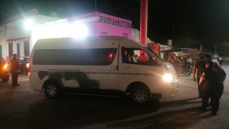 Un taxista chocó y lesionó a un motociclista, la policía de Motul le dio la libre