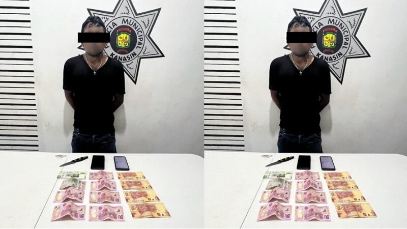 Taxista ladrón, con un cuchillo asaltó a su pasajero en Kanasín, le robo celulares y dinero