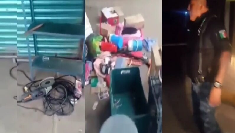 Delincuentes y policías robaron locales dentro del mercado dicen Tekax