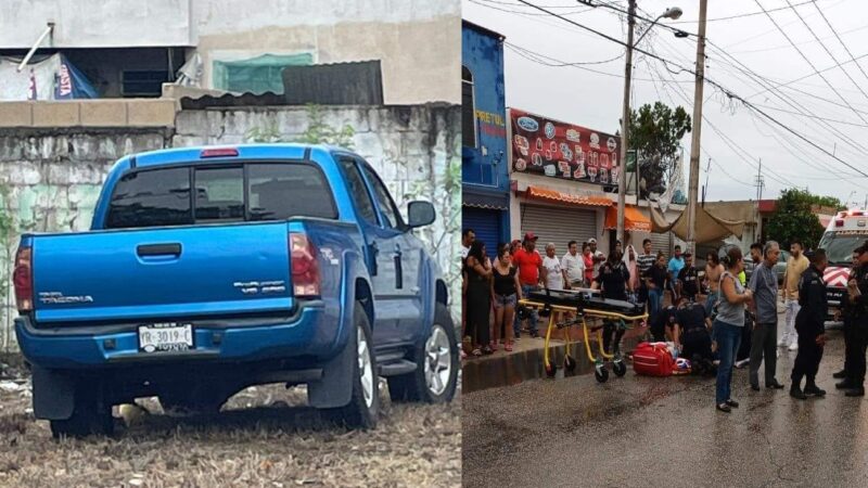 Abandonan en Vergel la camioneta que atropelló y mató a una persona en la Nueva Chichén Itzá
