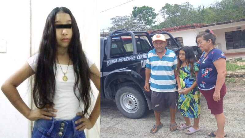 Hallan a Dzilameña desaparecida, estaba en Dzilam González con su enamorado