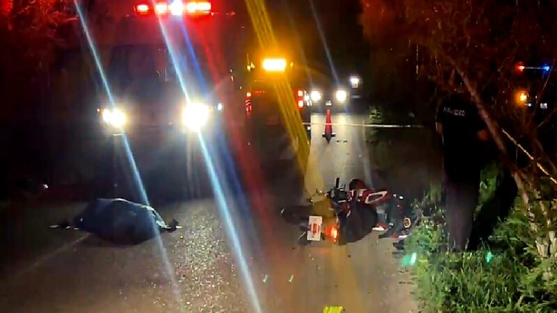 Un joven motociclista de Texán Palomeque derrapa y muere en una avenida a la salida de Hunucmá