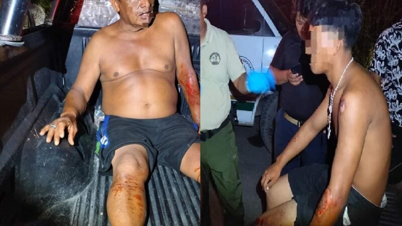 Joven motorizado choca y lesiona a un ciclista en la vía Cacalchén- Bokobá