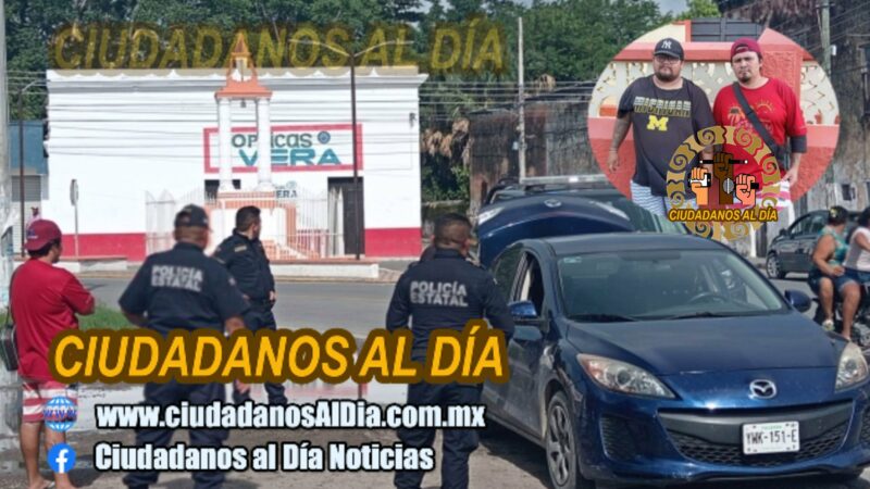 Dzilameños buscaban una casa para evacuar y policías de la SSP les quitó un vehículo en Dzilam González